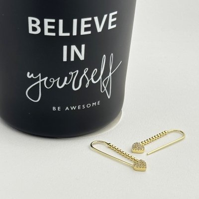 Cercei placati cu aur 18K – CRISSA Cercei placati cu aur 18K – CRISSA