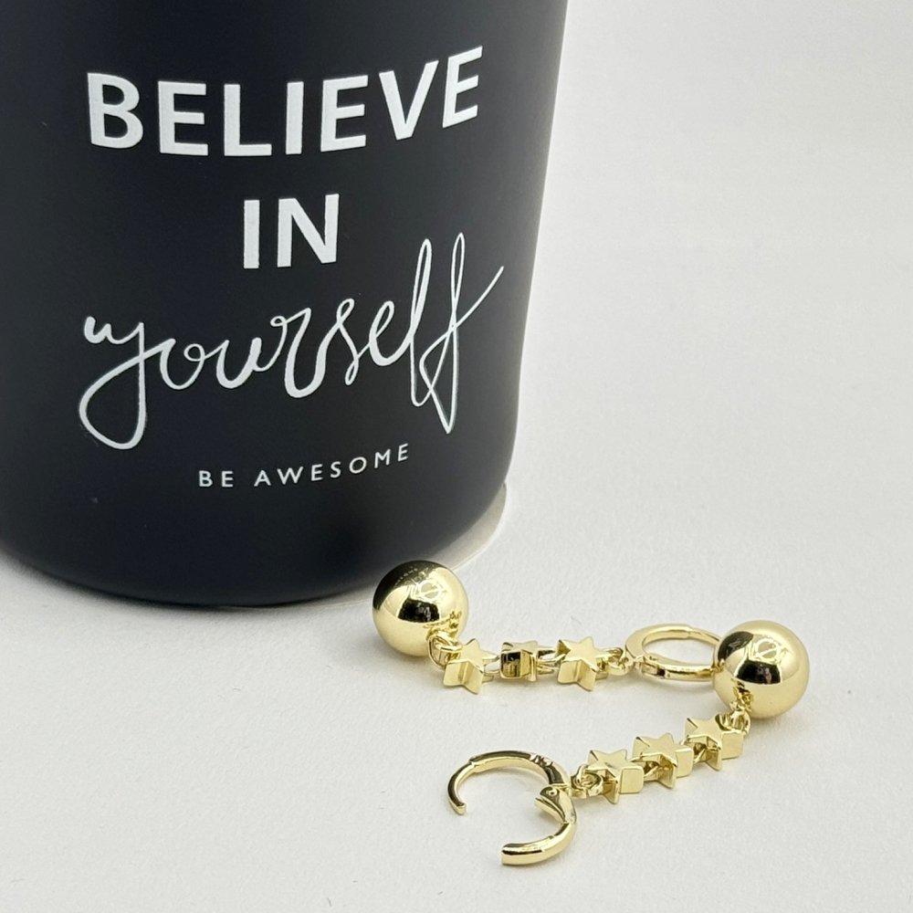 Cercei placati cu aur 18K – CRISSA