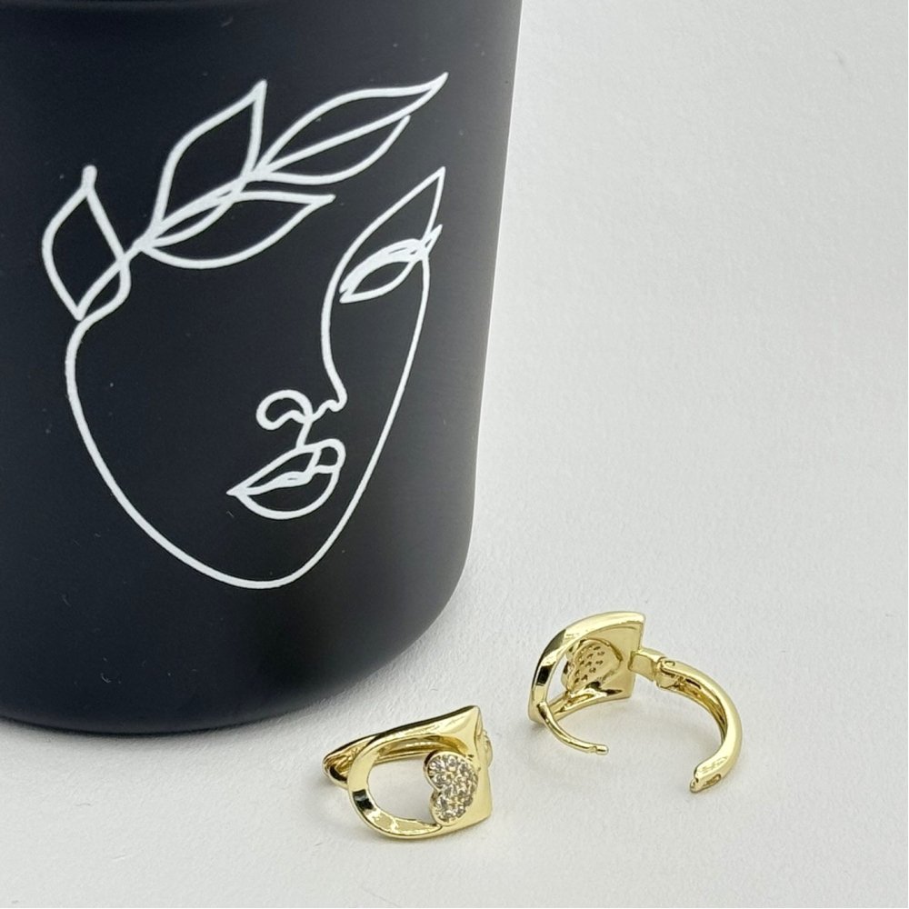 Cercei placati cu aur 18K – CRISSA