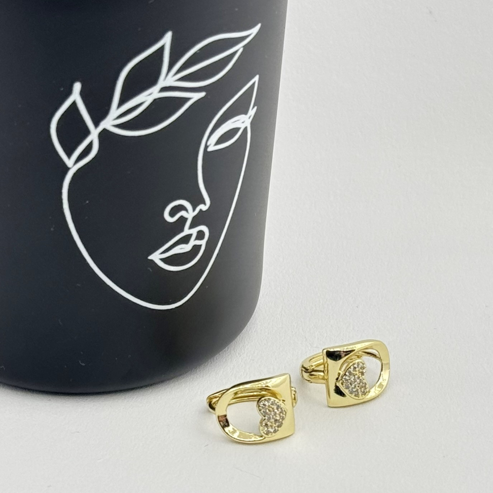 Cercei placati cu aur 18K – CRISSA