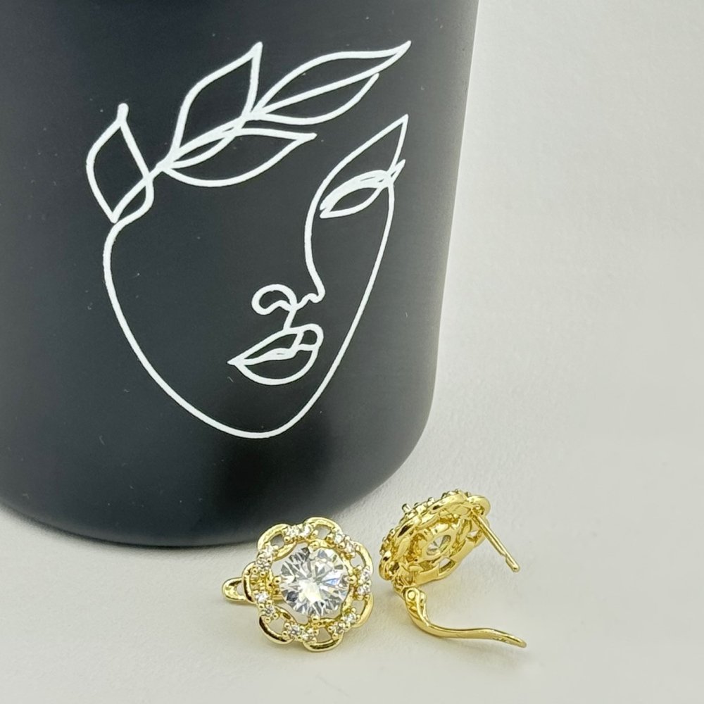 Cercei placati cu aur 18K – CRISSA