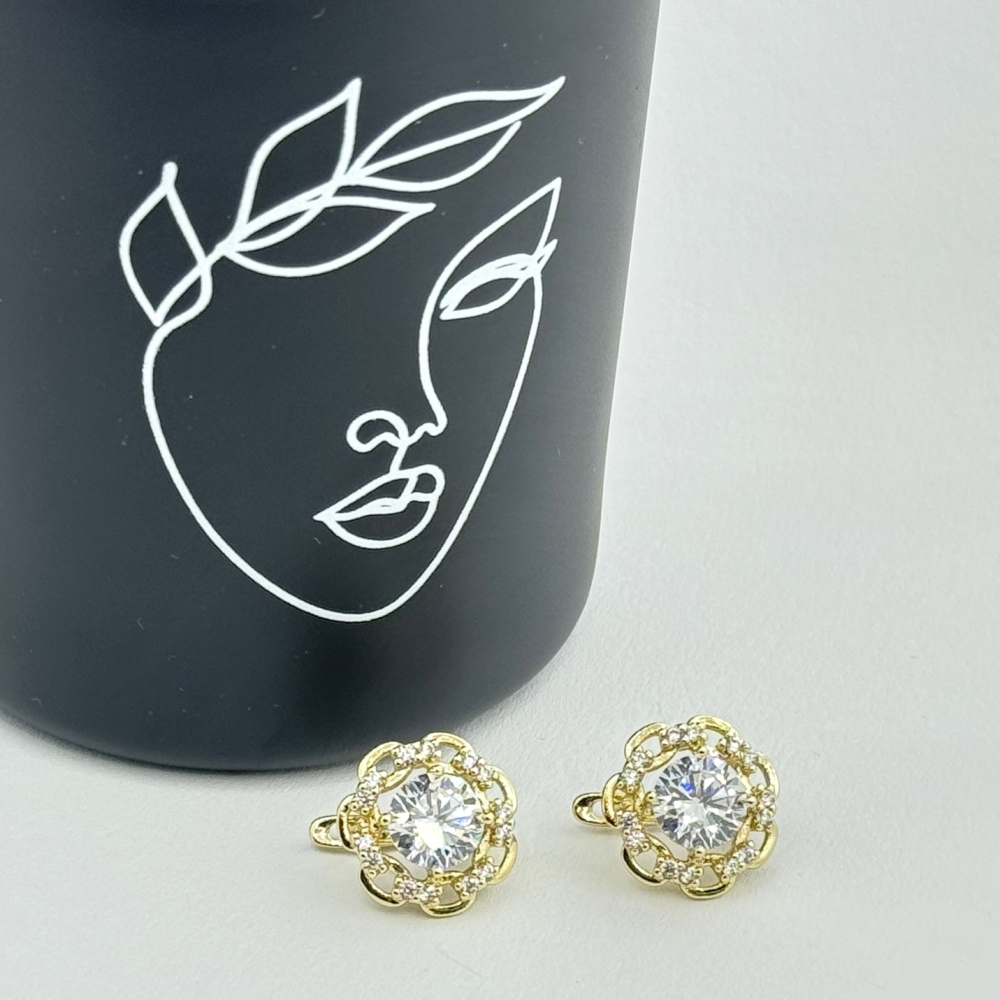 Cercei placati cu aur 18K – CRISSA