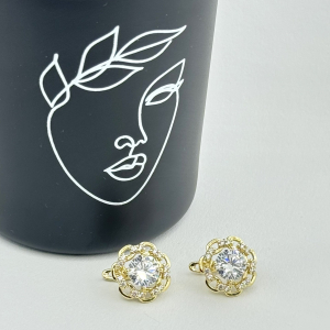 Cercei placati cu aur 18K – CRISSA