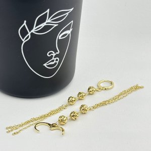 Cercei placati cu aur 18K – CRISSA