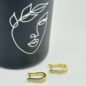 Cercei placati cu aur 18K – CRISSA