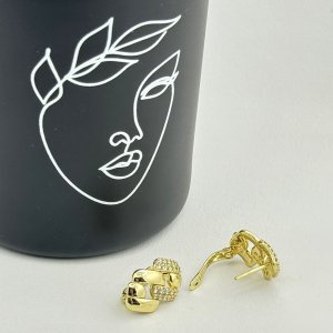 Cercei placati cu aur 18K – CRISSA