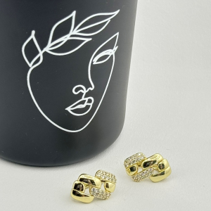 Cercei placati cu aur 18K – CRISSA