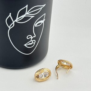 Cercei placati cu aur 18K – CRISSA