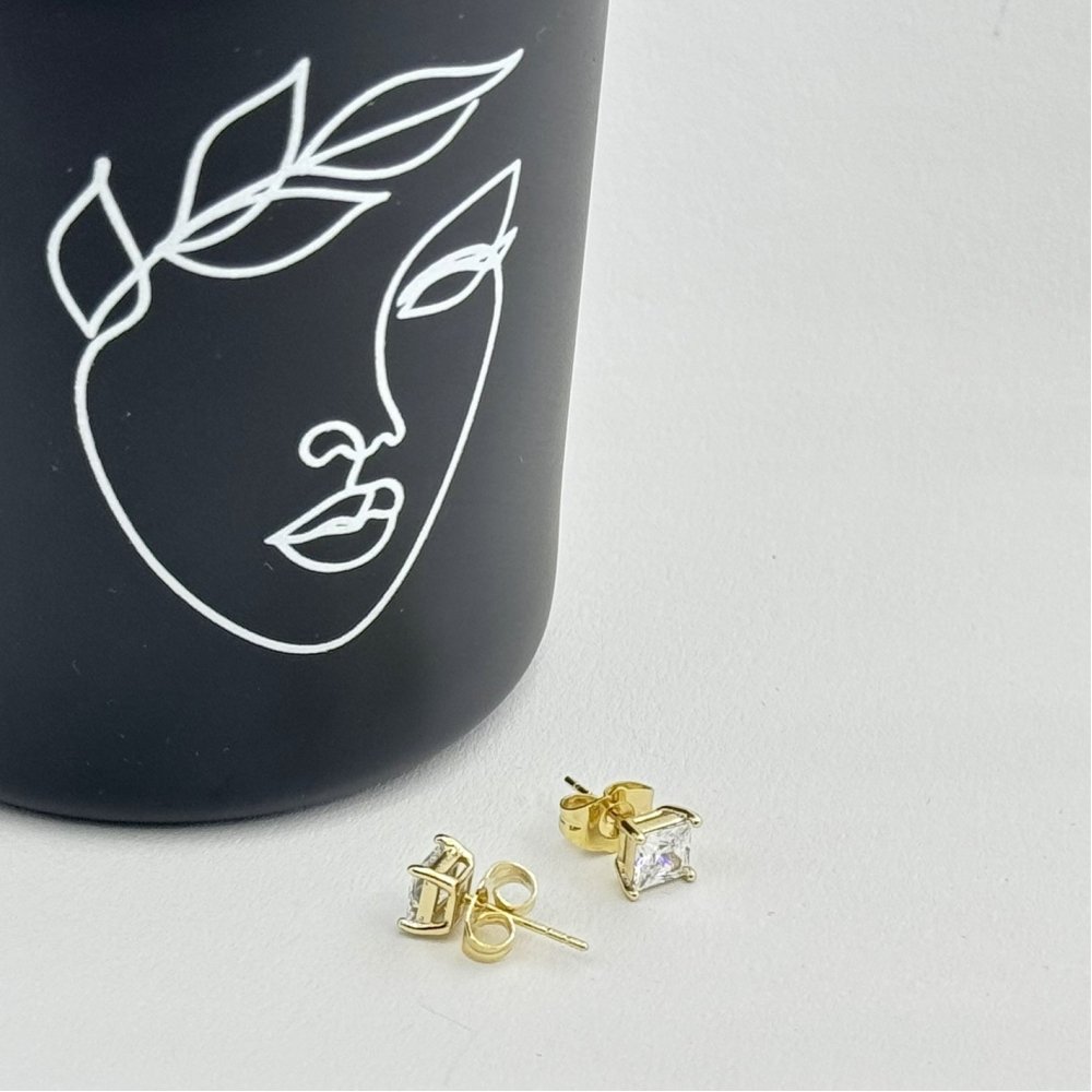 Cercei placati cu aur 18K – CRISSA