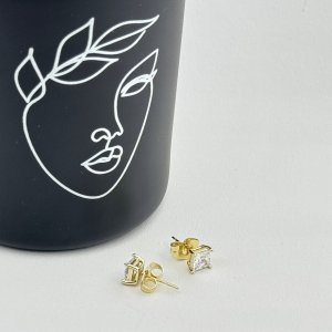 Cercei placati cu aur 18K – CRISSA