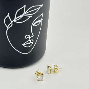 Cercei placati cu aur 18K – CRISSA