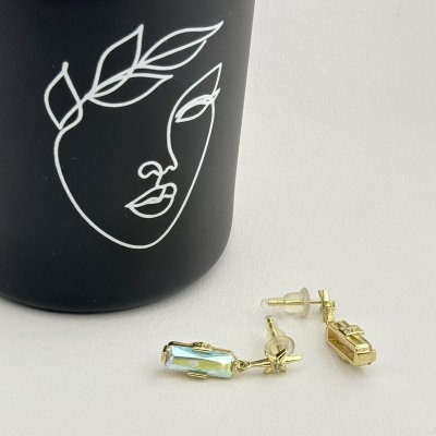 Cercei placati cu aur 18K – CRISSA