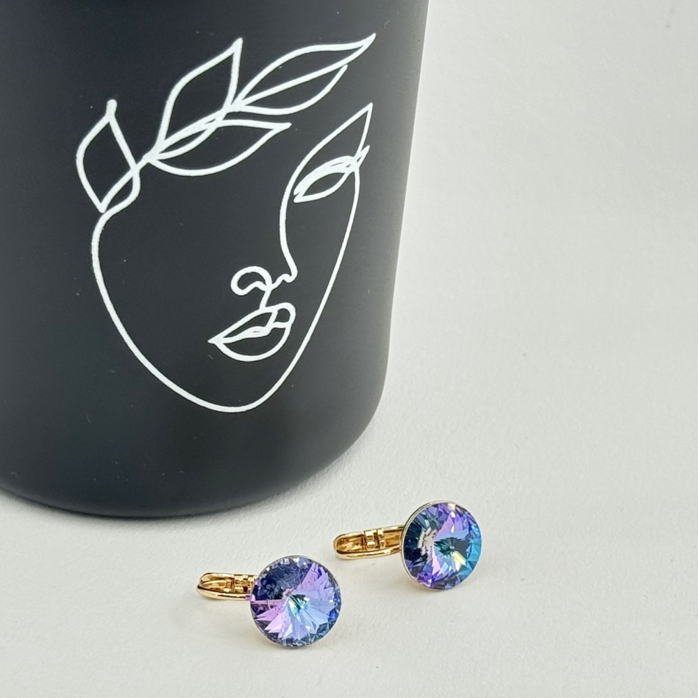 Cercei placati cu aur 18K – CRISSA