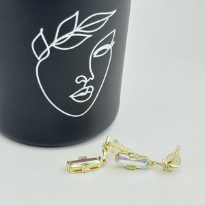 Cercei placati cu aur 18K – CRISSA