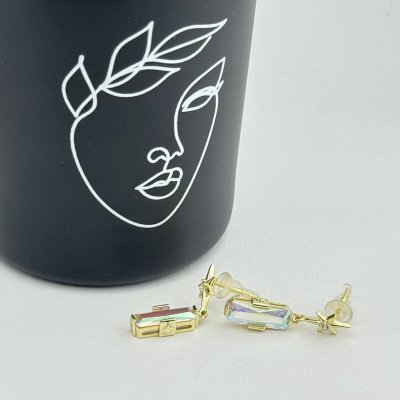 Cercei placati cu aur 18K – CRISSA