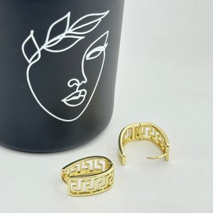 Cercei placati cu aur 18K – CRISSA