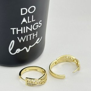 Cercei placati cu aur 18K – CRISSA Cercei placati cu aur 18K – CRISSA