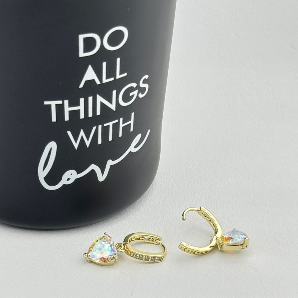 Cercei placati cu aur 18K – CRISSA Cercei placati cu aur 18K – CRISSA