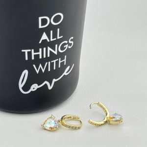 Cercei placati cu aur 18K – CRISSA Cercei placati cu aur 18K – CRISSA