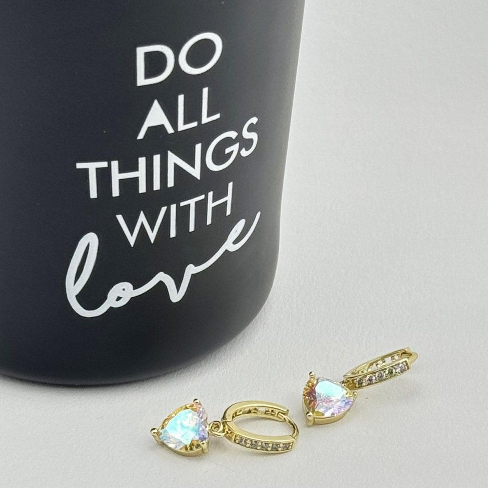 Cercei placati cu aur 18K – CRISSA Cercei placati cu aur 18K – CRISSA