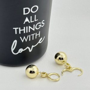 Cercei placati cu aur 18K – CRISSA Cercei placati cu aur 18K – CRISSA