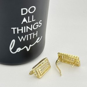 Cercei placati cu aur 18K – CRISSA Cercei placati cu aur 18K – CRISSA