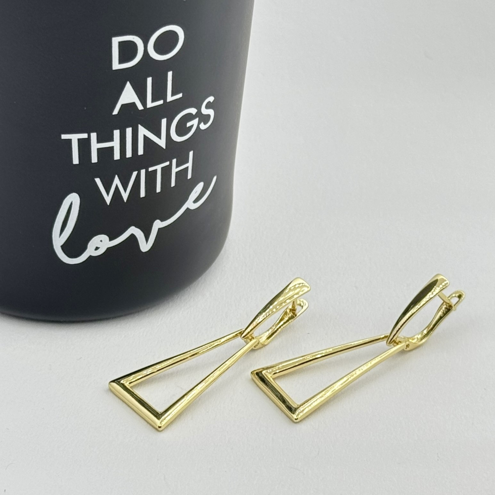 Cercei placati cu aur 18K – CRISSA Cercei placati cu aur 18K – CRISSA