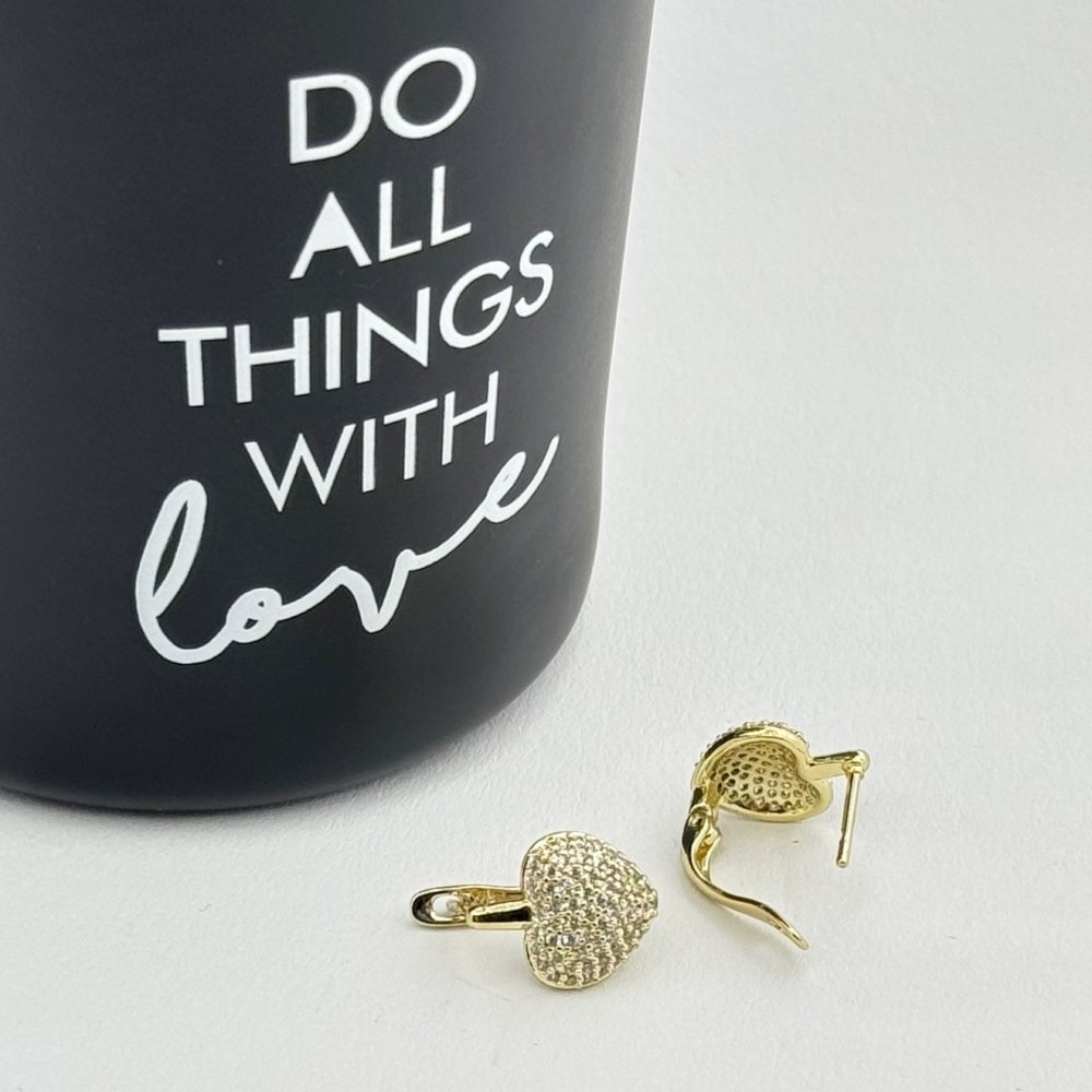 Cercei placati cu aur 18K – CRISSA Cercei placati cu aur 18K – CRISSA