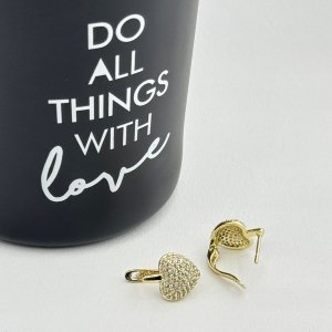 Cercei placati cu aur 18K – CRISSA Cercei placati cu aur 18K – CRISSA