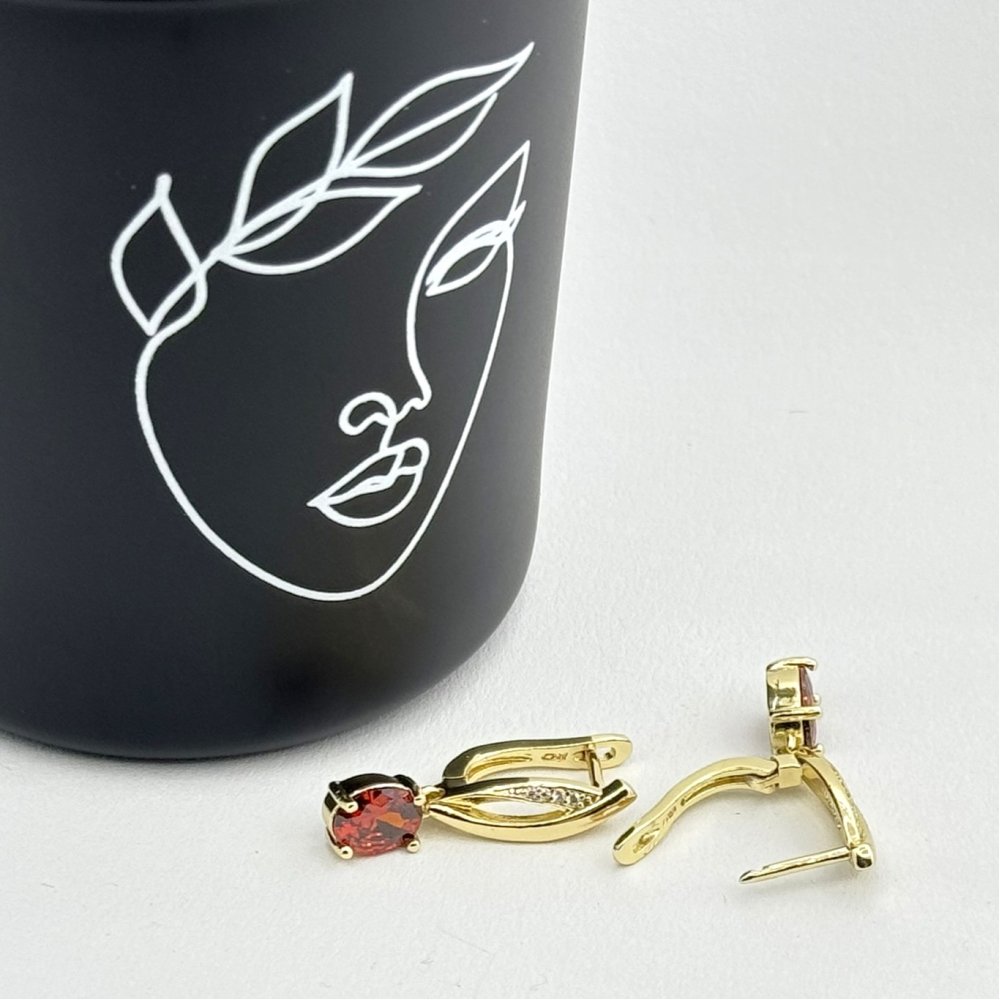 Cercei placati cu aur 18K – CRISSA