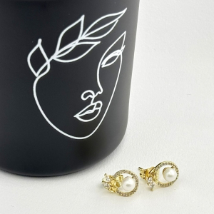 Cercei placati cu aur 18K – CRISSA