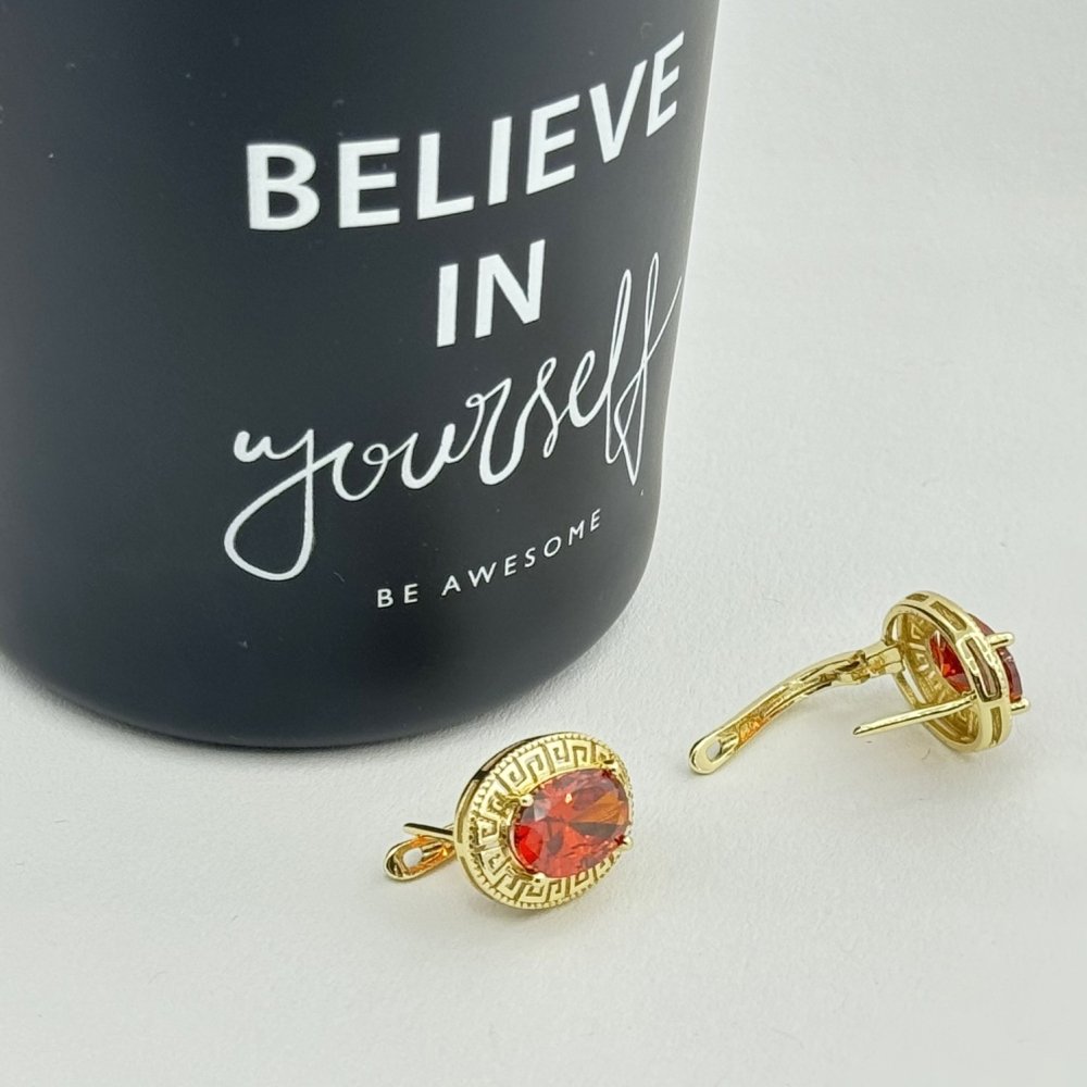 Cercei placati cu aur 18K – CRISSA