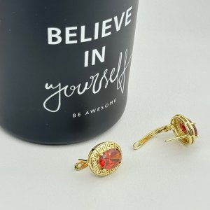 Cercei placati cu aur 18K – CRISSA