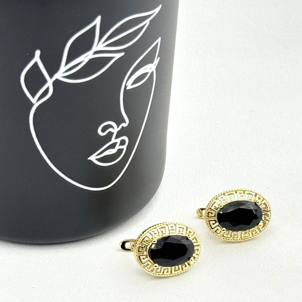 Cercei placati cu aur 18K – CRISSA