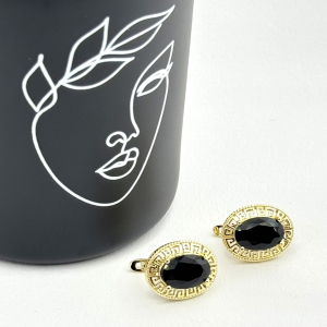 Cercei placati cu aur 18K – CRISSA