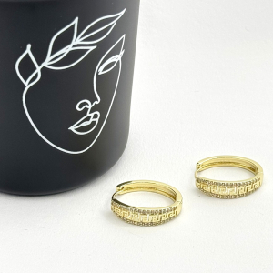 Cercei placati cu aur 18K – CRISSA