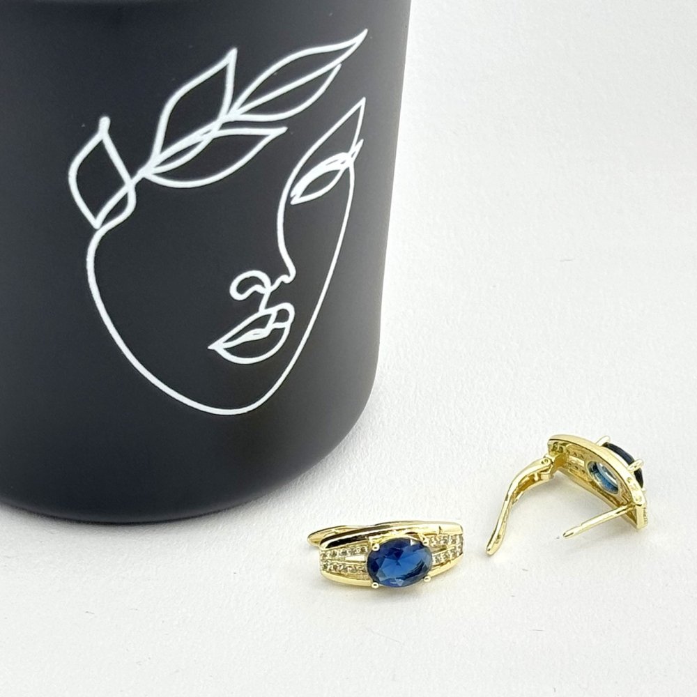 Cercei placati cu aur 18K – CRISSA