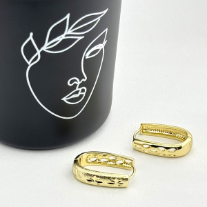 Cercei placati cu aur 18K – CRISSA