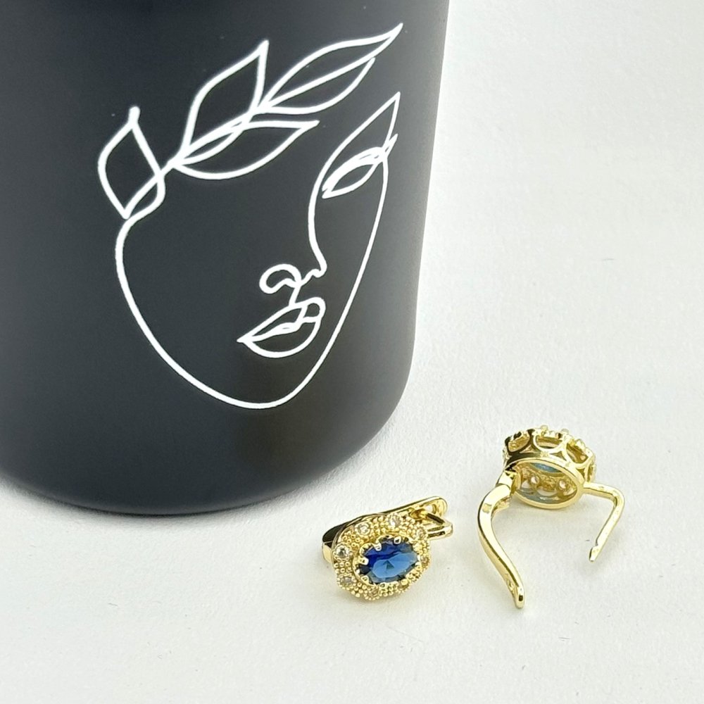 Cercei placati cu aur 18K – CRISSA