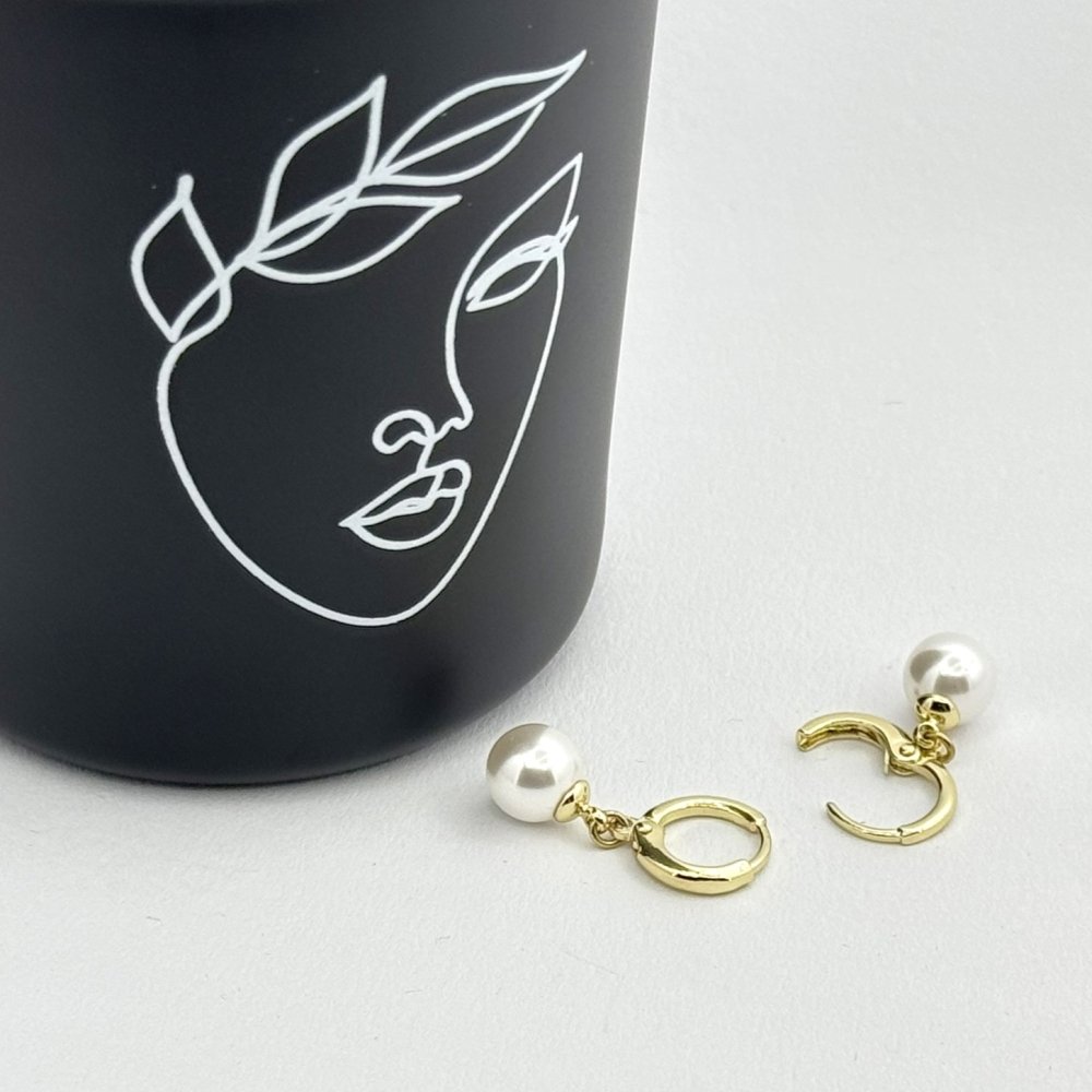 Cercei placati cu aur 18K – CRISSA Cercei placati cu aur 18K – CRISSA