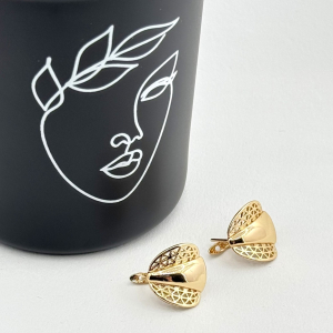 Cercei placati cu aur 18K – CRISSA