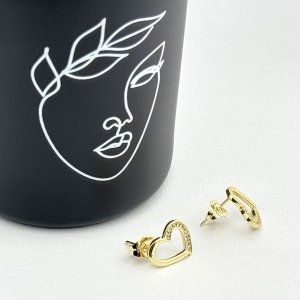 Cercei placati cu aur 18K – CRISSA