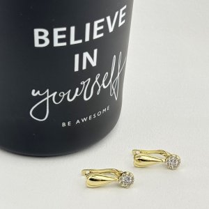 Cercei placati cu aur 18K – CRISSA