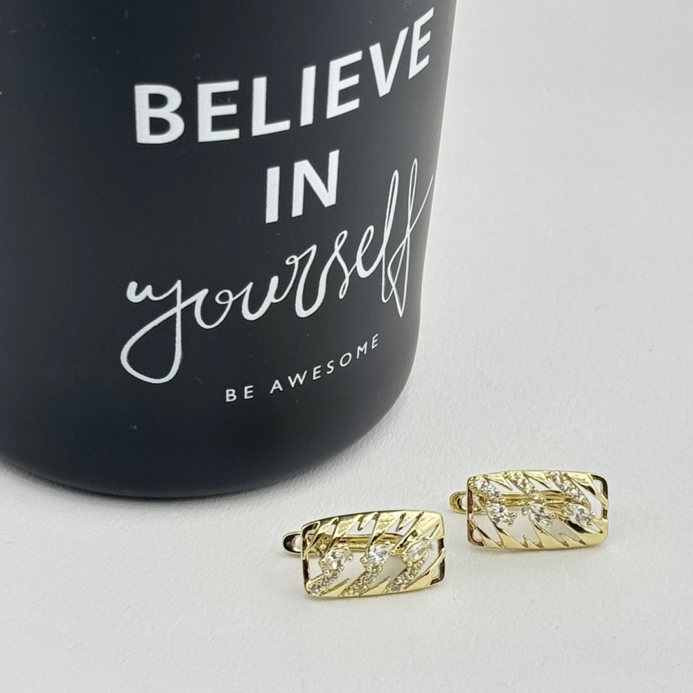 Cercei placati cu aur 18K – CRISSA