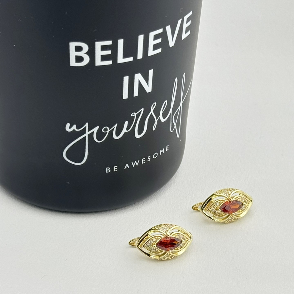 Cercei placati cu aur 18K – CRISSA