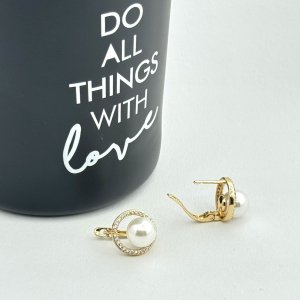 Cercei placati cu aur 18K – CRISSA