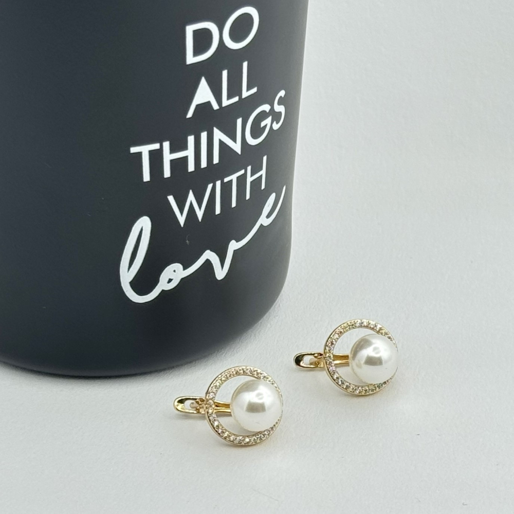 Cercei placati cu aur 18K – CRISSA