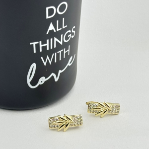 Cercei placati cu aur 18K – CRISSA