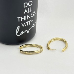 Cercei placati cu aur 18K – CRISSA