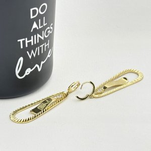 Cercei placati cu aur 18K – CRISSA